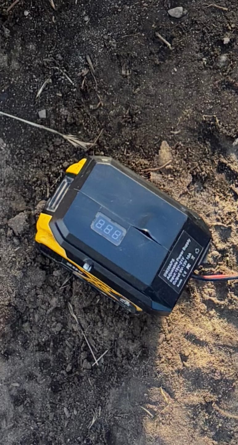 Customer photo review of 20V to 12V Step Down Converter, Adjustable for Dewalt, Milwaukee, Hitachi (Battery NOT included)