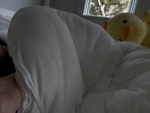 Customer photo review of MarshMellow Comforter