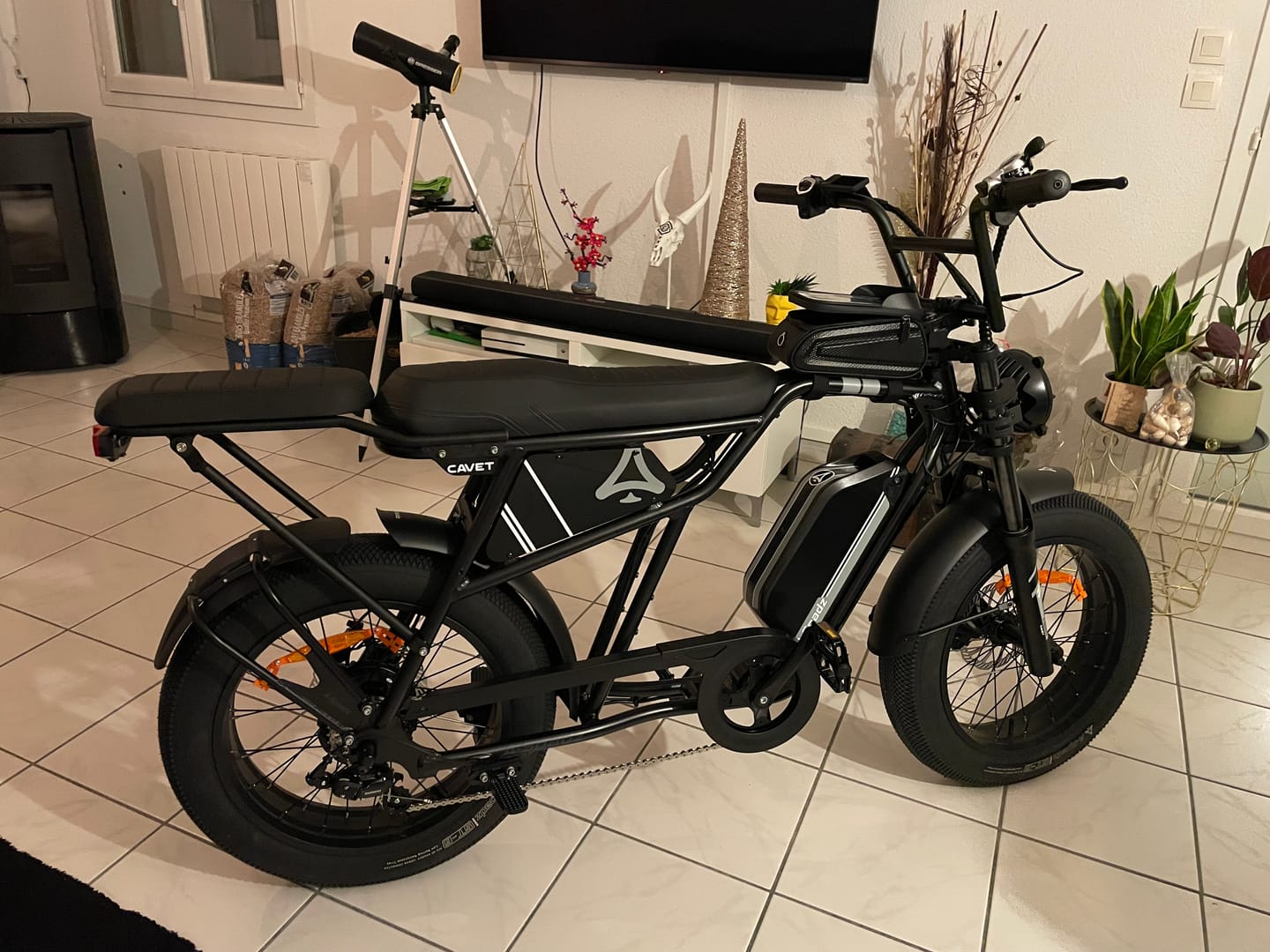 Customer photo review of Rear Rack for Cavet Air