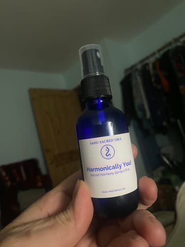 Customer photo review of Harmonically You! Sacred Harmony Spray- 2 oz.