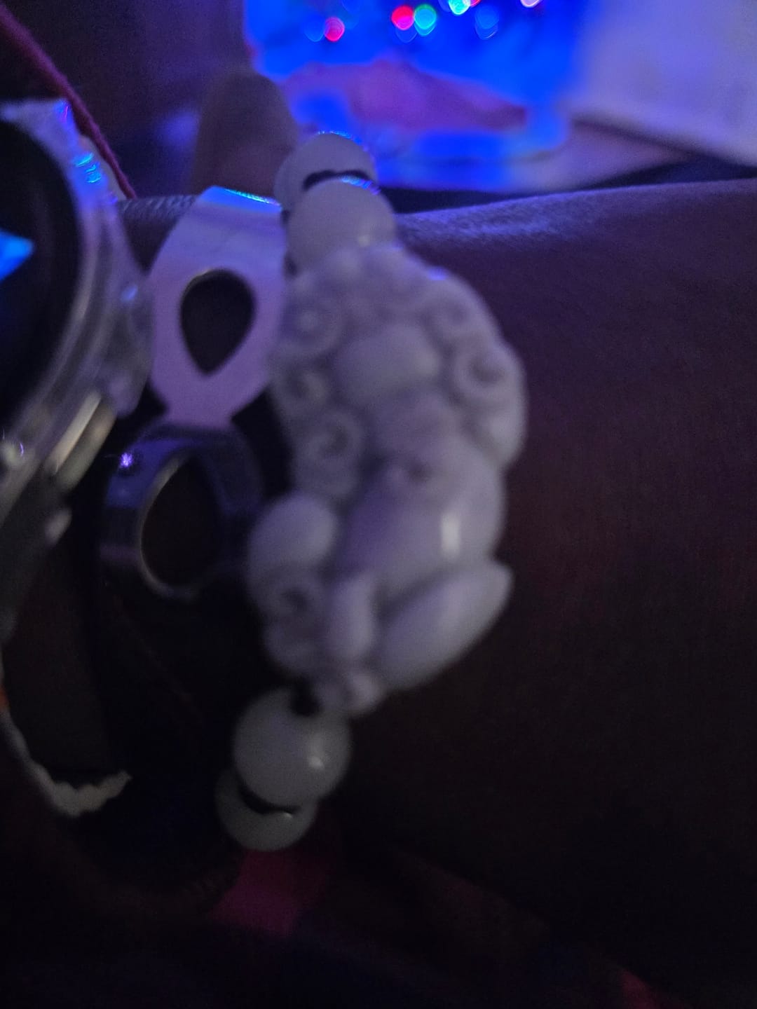 Customer photo review of Lucky White Jade Rope Pixiu Wealth Bracelet