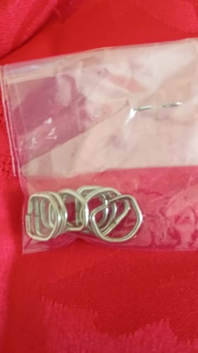 Customer photo review of MEIA ARGOLA 10MM AR.1.7 NIQUELADO 10 PEÇAS