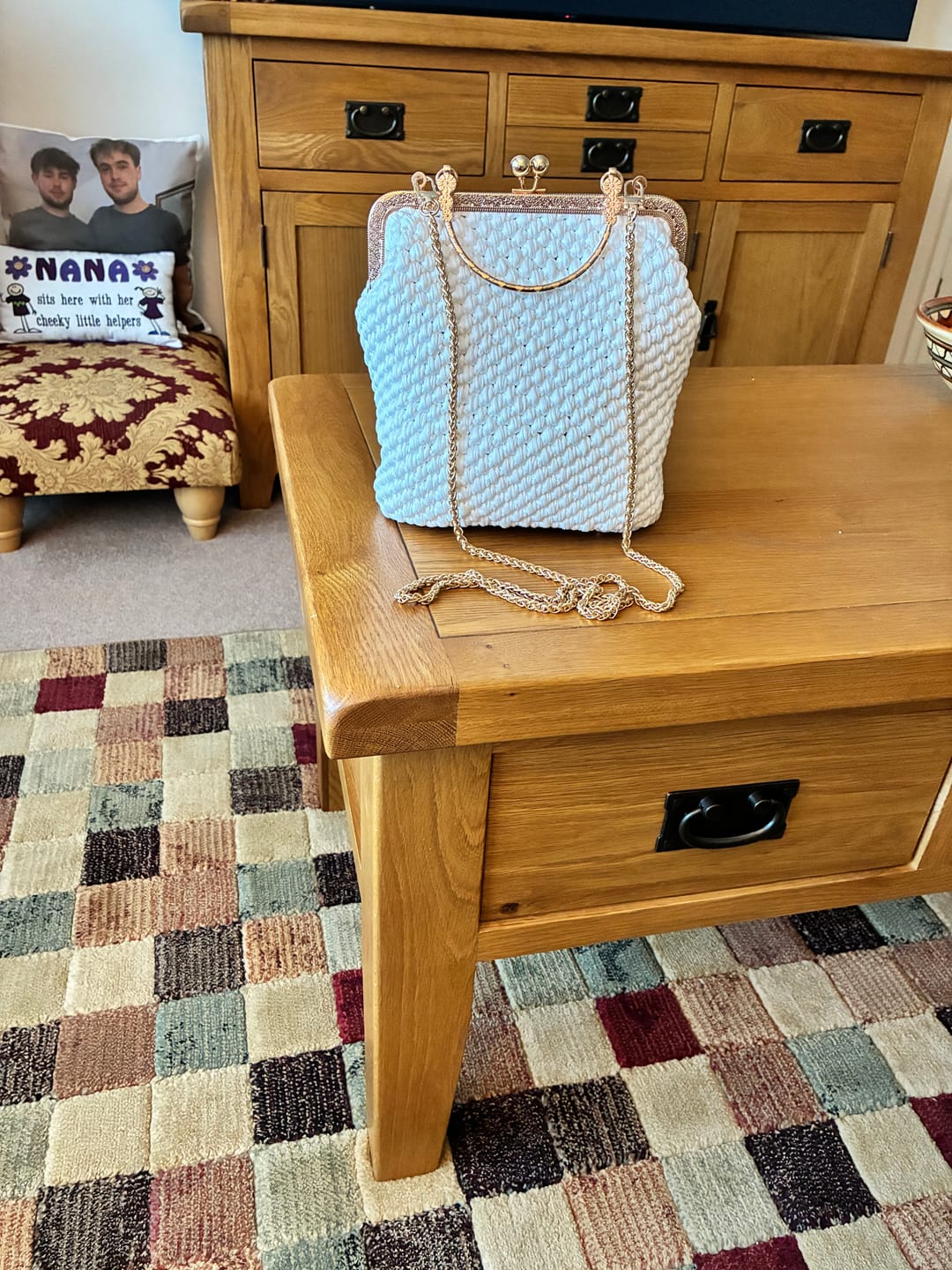 Customer photo review of CrochetPark™ Lotus Handbag DIY KIT