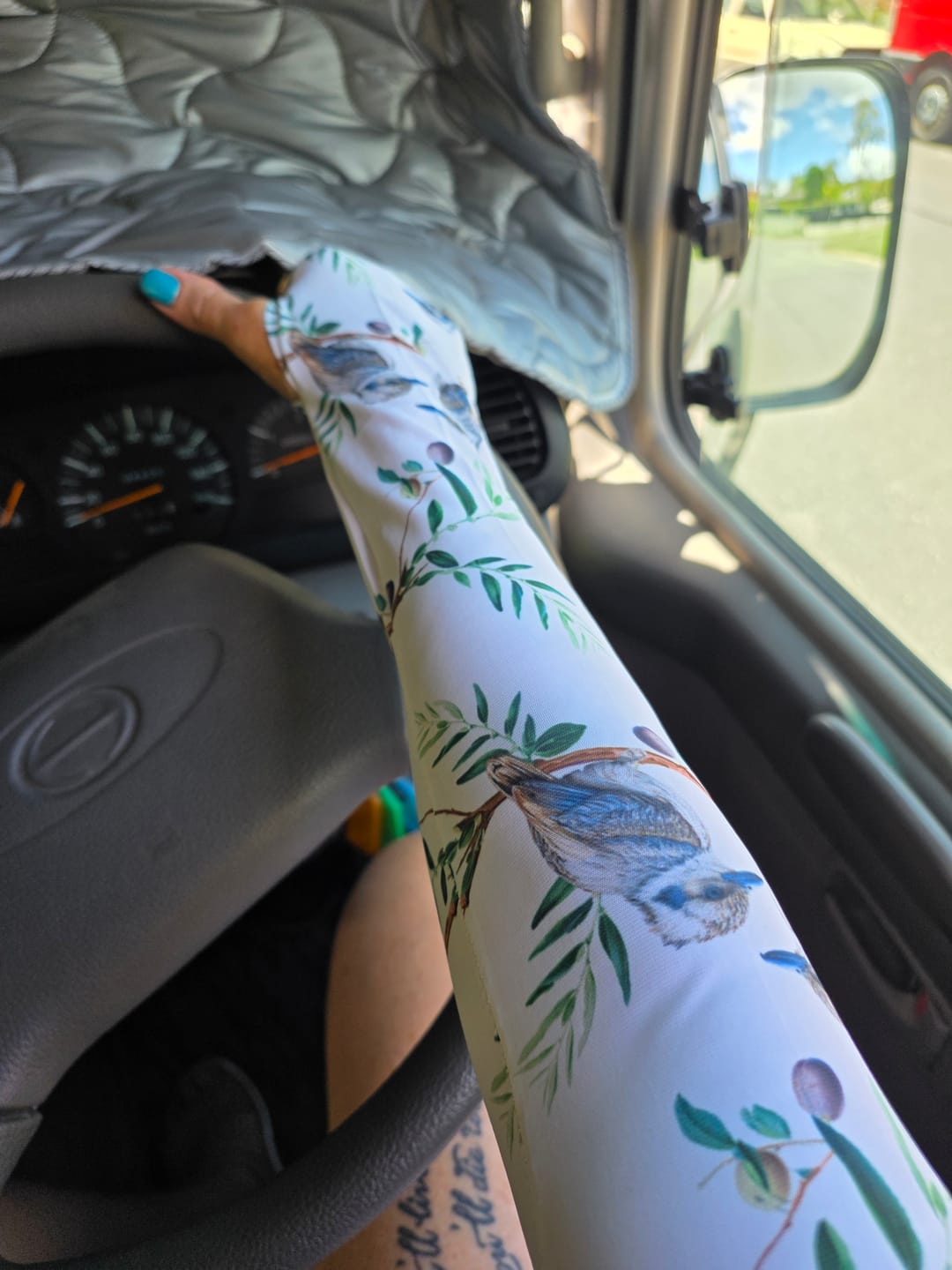 Customer photo review of Gardening Protection Sleeves - Kookaburra White
