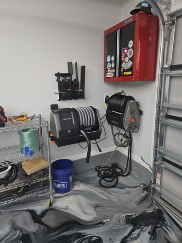 Customer photo review of Grandfalls  Retractable Pressure Washer Essential