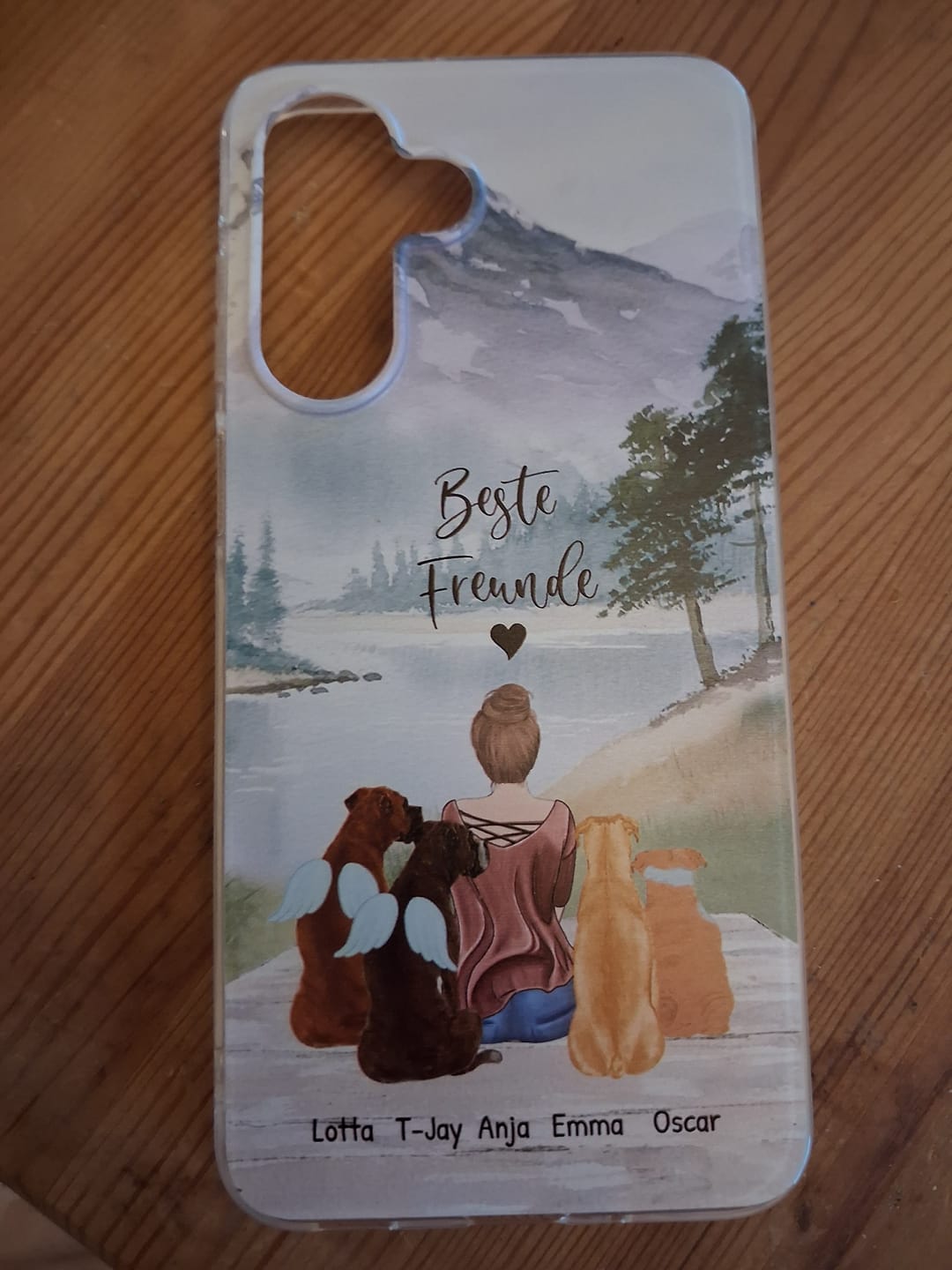 Customer photo review of Unterwegs mit Haustier - Individuelle Handyhülle