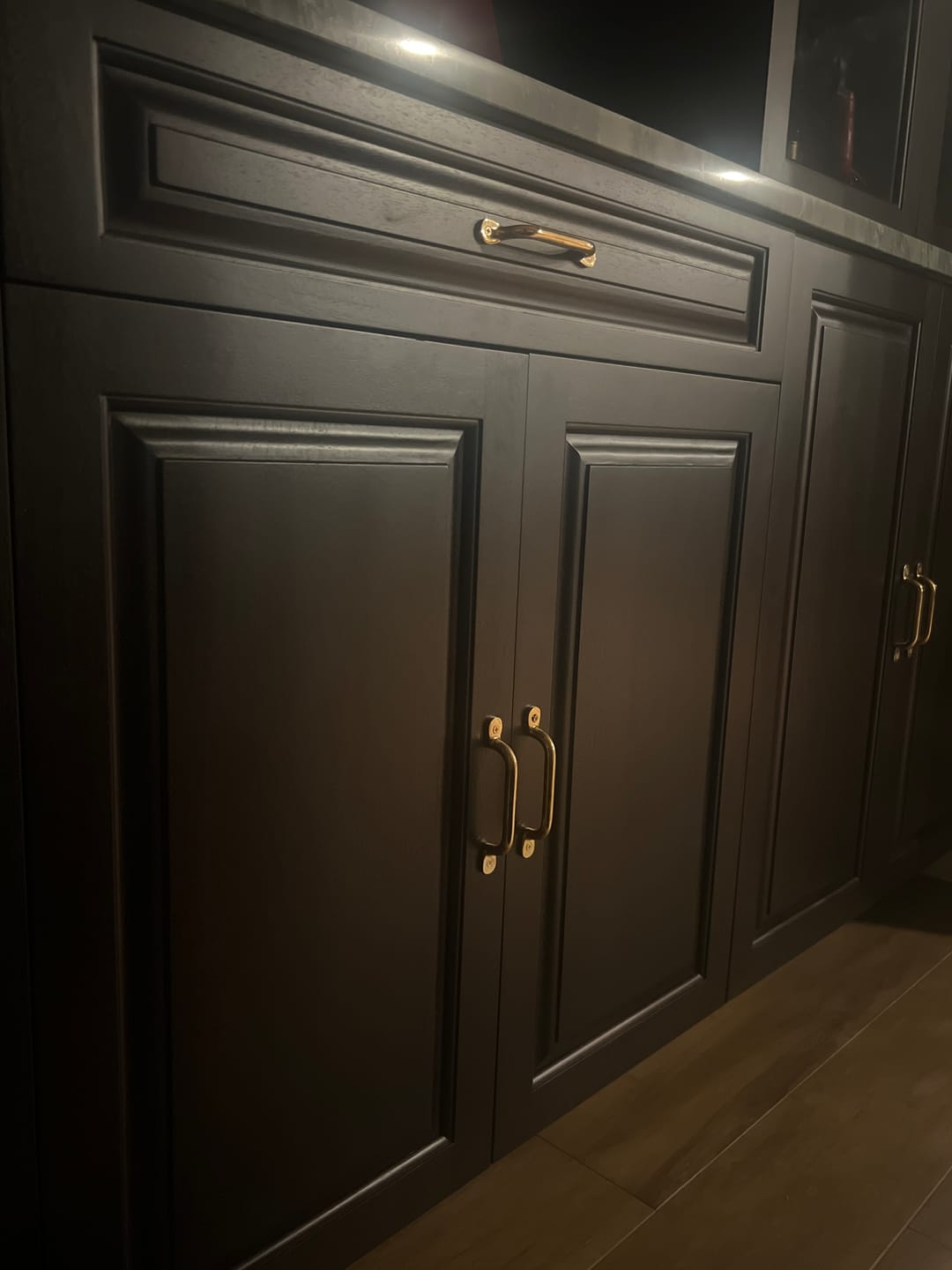Customer photo review of Brass Ball Knob - Unlacquered Polished Brass
