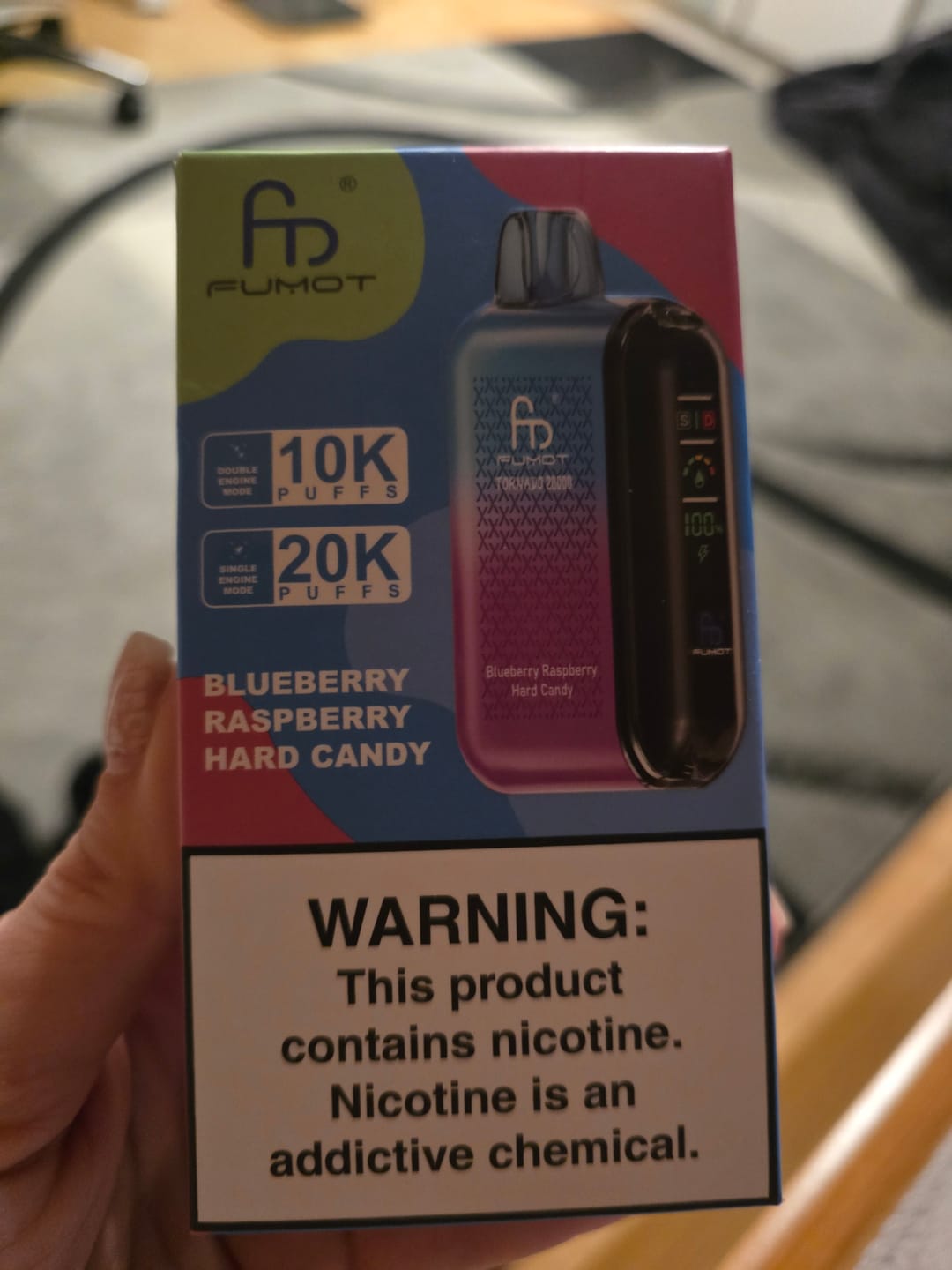 Customer photo review of Blueberry Raspberry Hard Candy