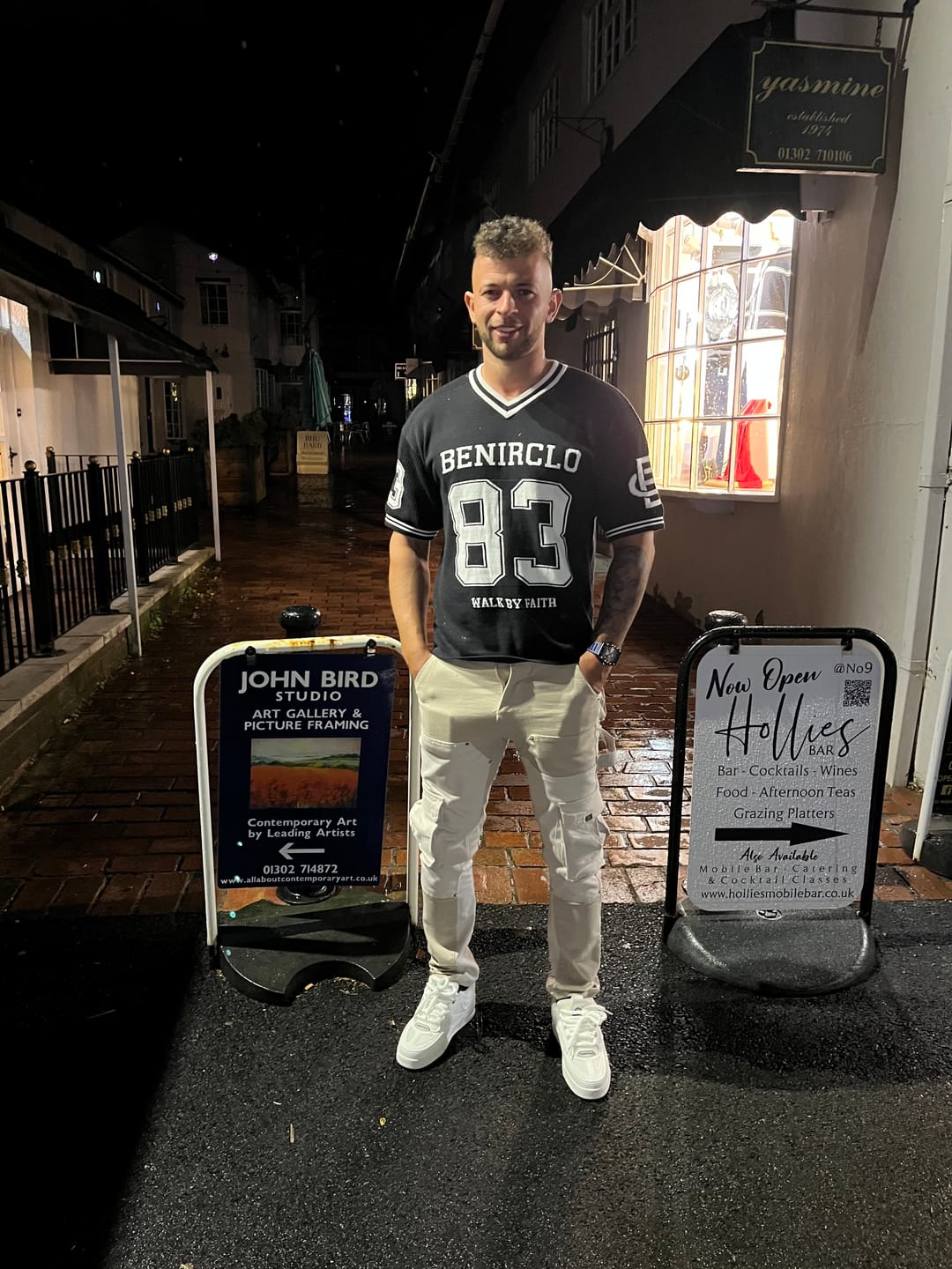 Customer photo review of God’s Timing 83 knit Jersey - Black