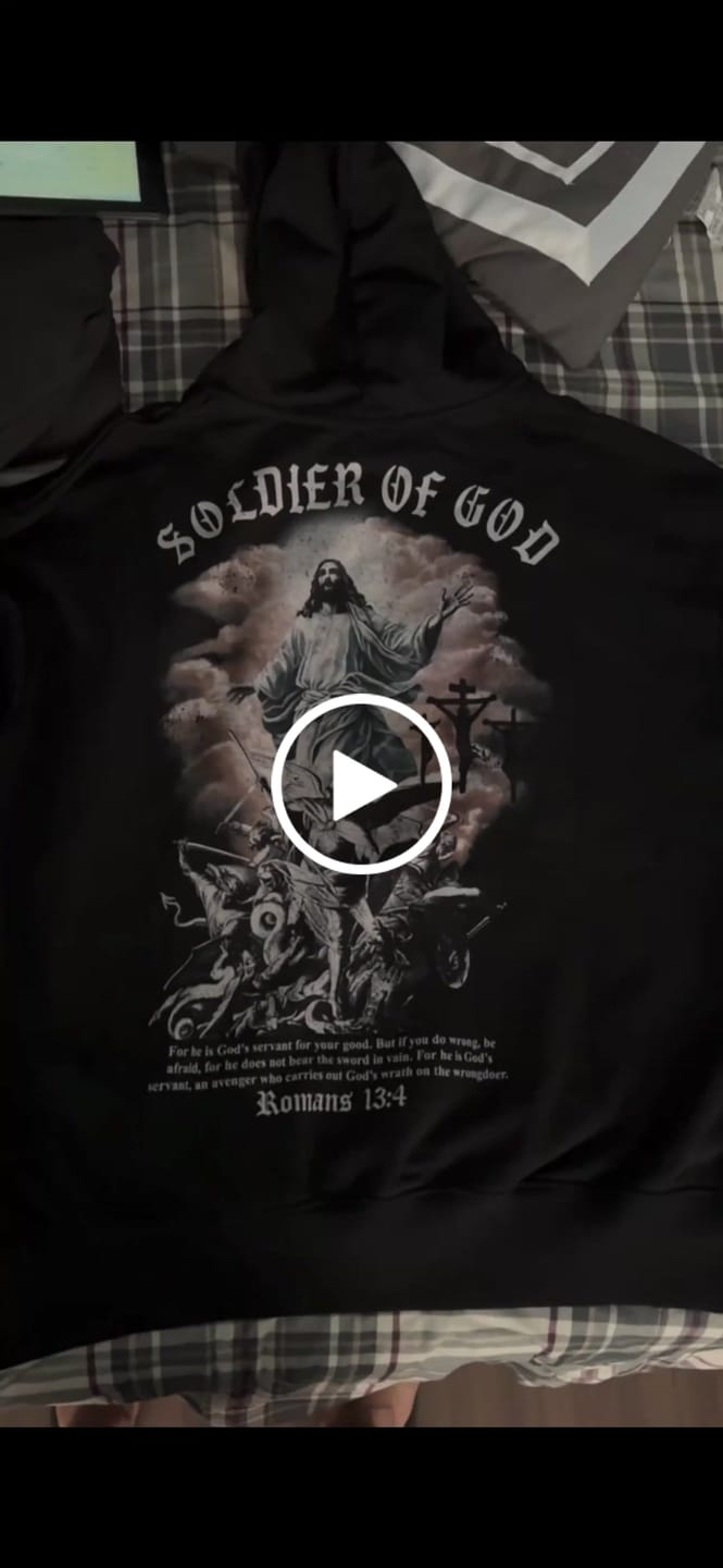 Customer video review of Soldier of God Duffle Bag