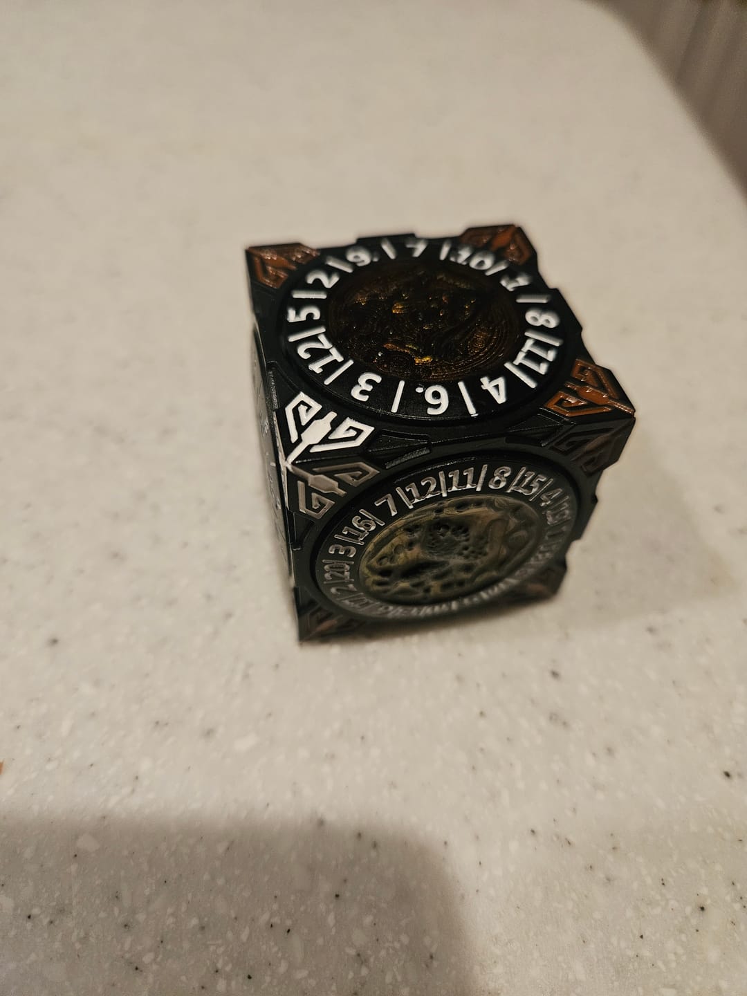 Customer photo review of Masters Dice Relic #000 – Class Legacy Spinner | 7 -in-1 Dual-Spinner Metal Dice