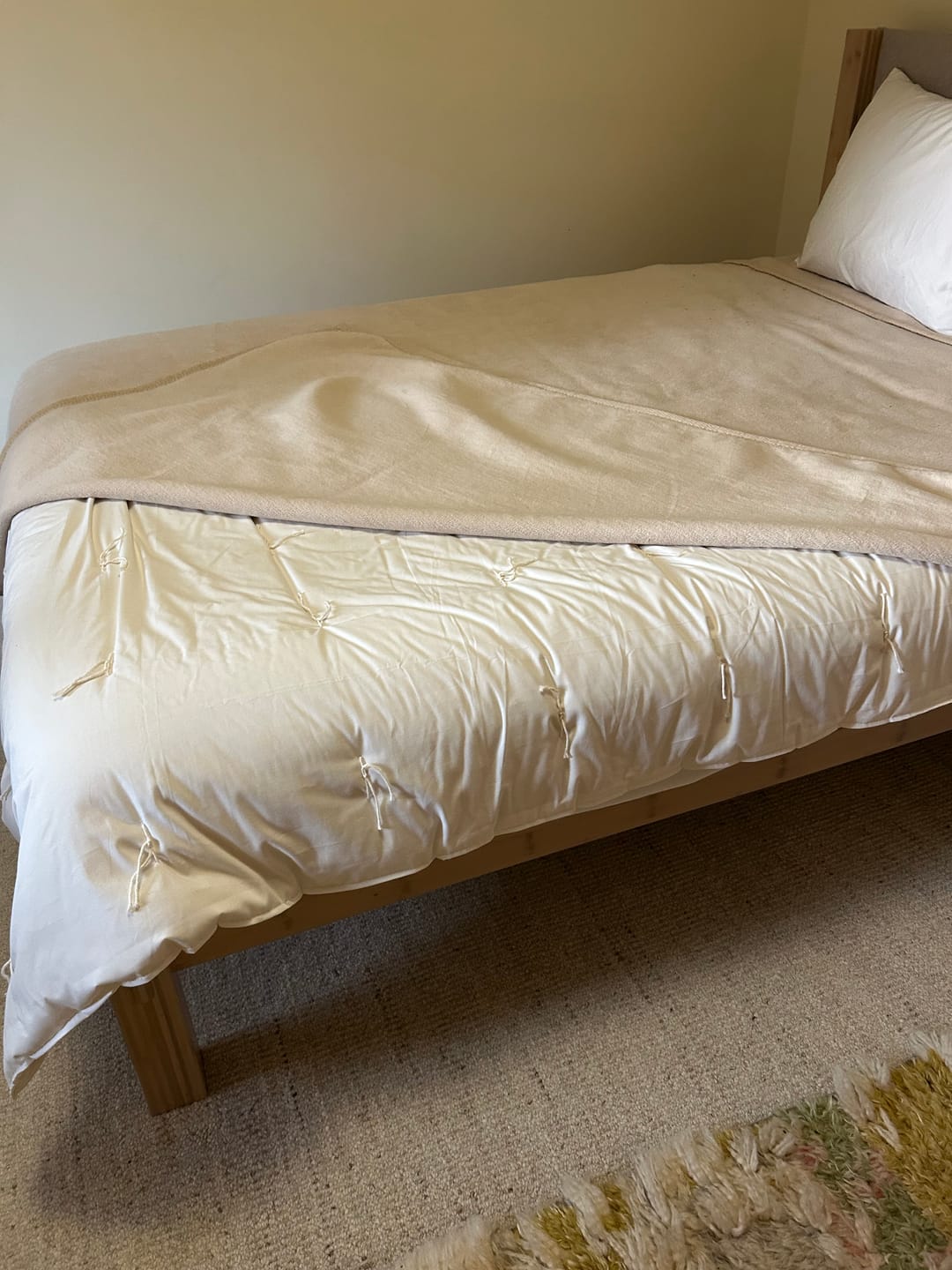 Customer photo review of Wool Pillow