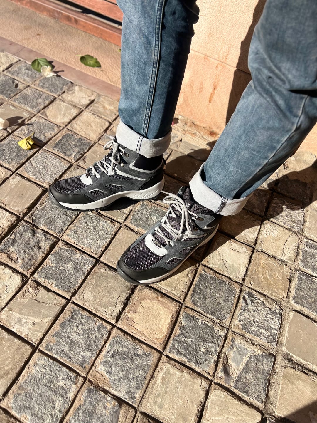 Customer photo review of Bacca Bucci Stompster Men’s Adventure Boots