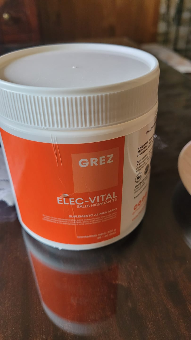 Customer photo review of ELEC-VITAL - Minerales electrolitos / Polvo 300g