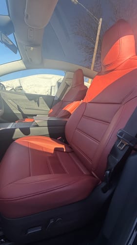 Customer photo review of Premium Custom-Fit Seat Covers