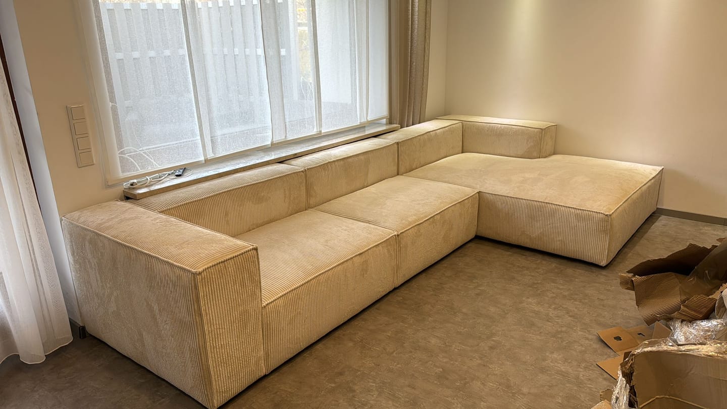 Customer photo review of Modulares L Ecksofa Sewilla