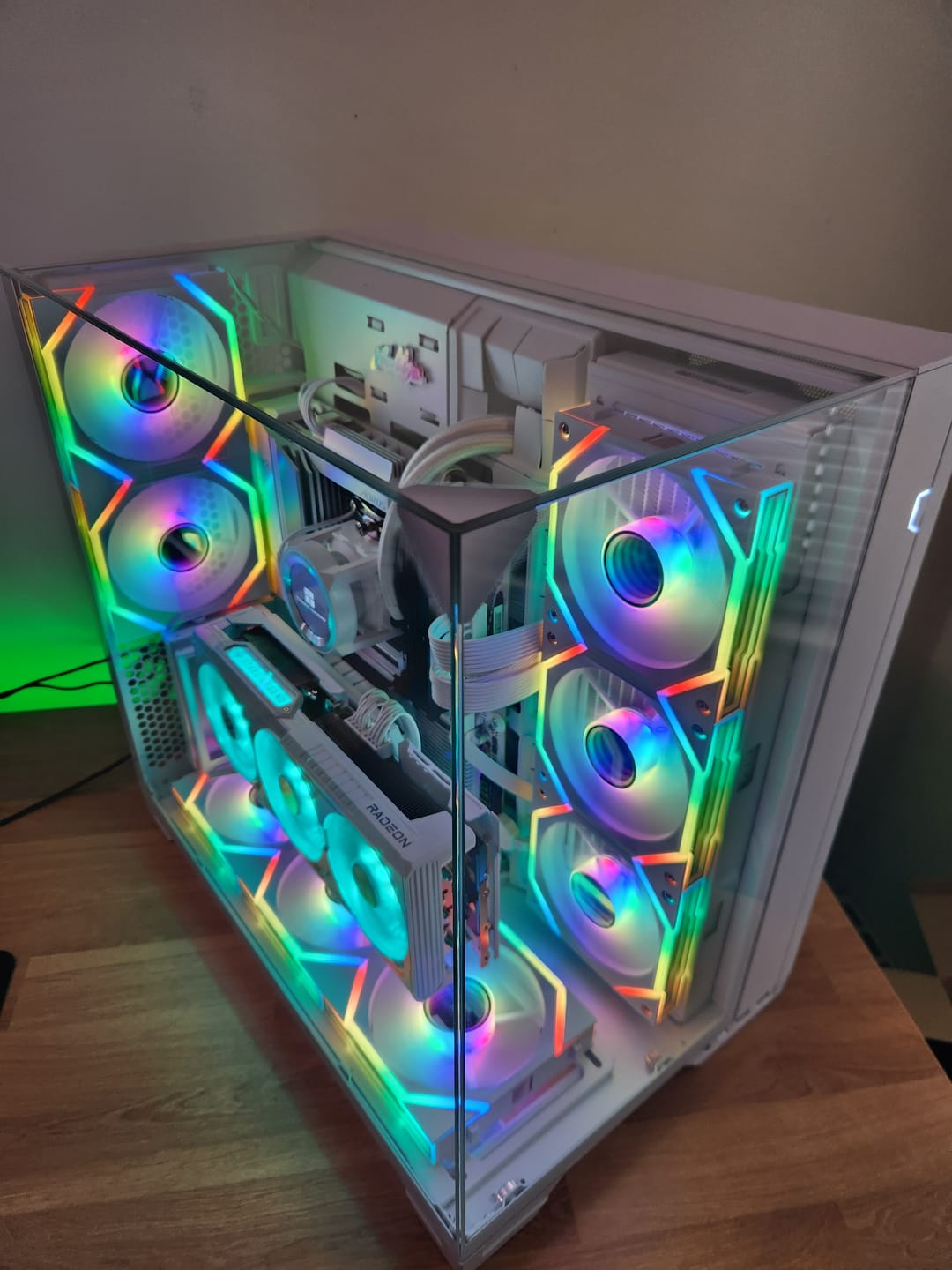 Customer photo review of Nollie FAN GC120 ARGB Cooling Fan Modular Stackable Splicing PWM Silent 120mm RGB Fans