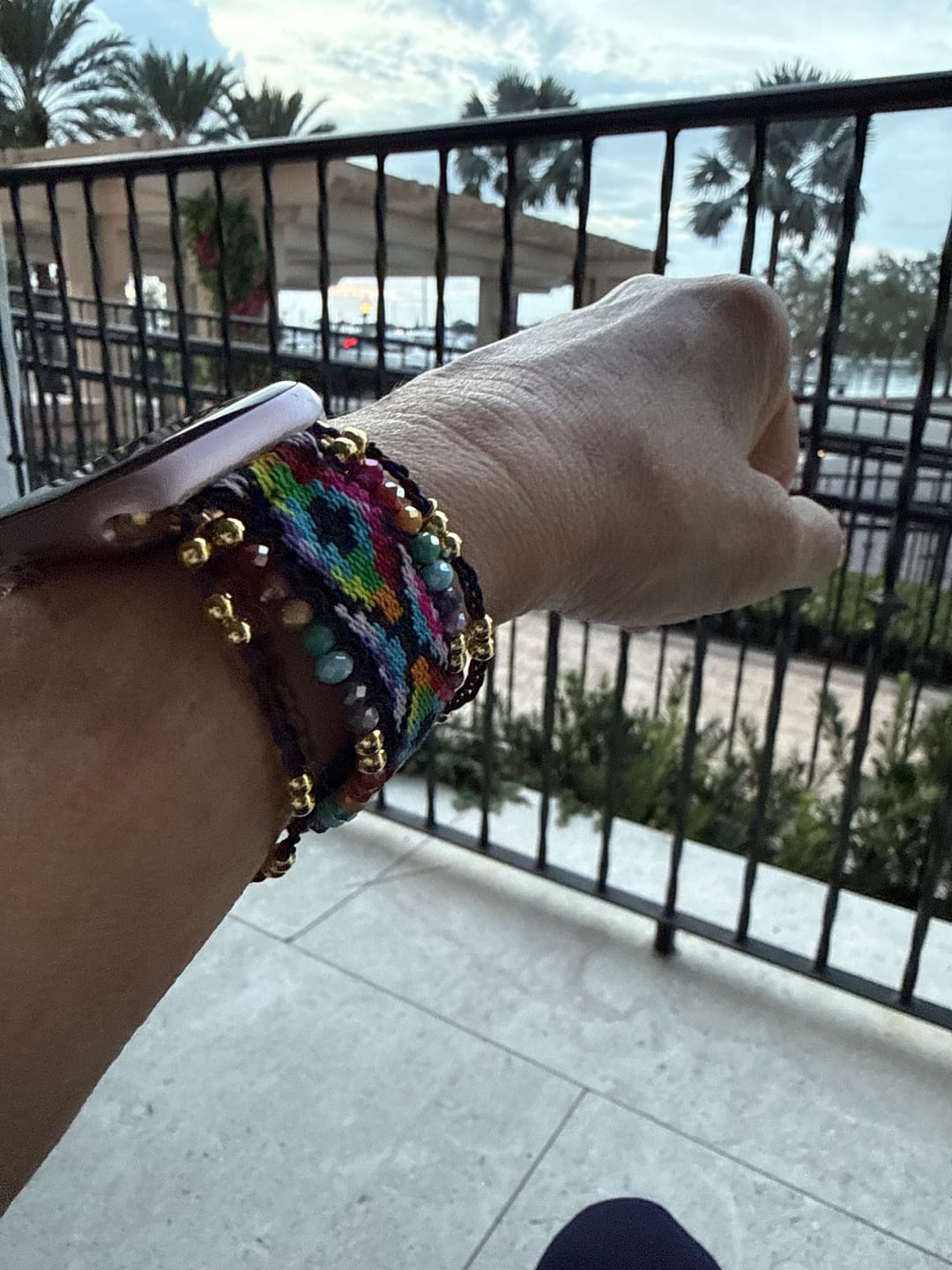 Customer photo review of Mystic Spectrum Apple Watch Strap