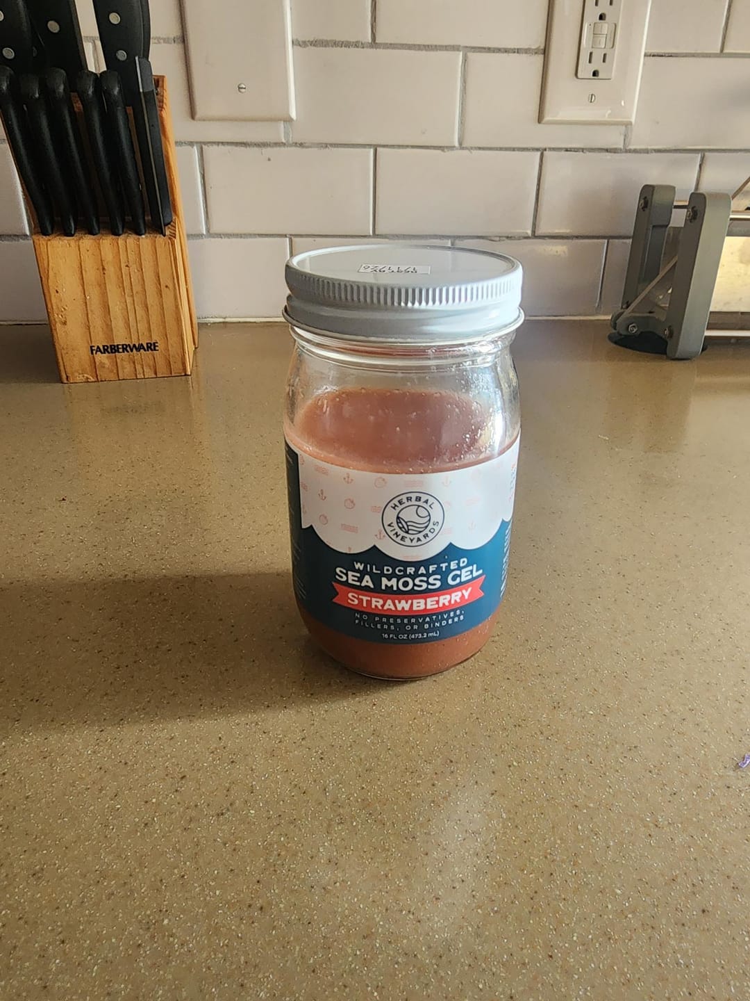 Customer photo review of EXCLUSIVE STRAWBERRY SEA MOSS GEL