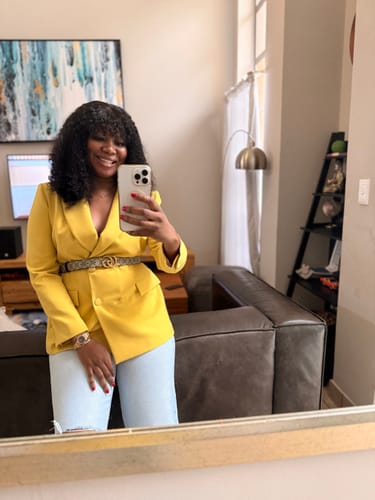 Customer photo review of The Nana Fringe