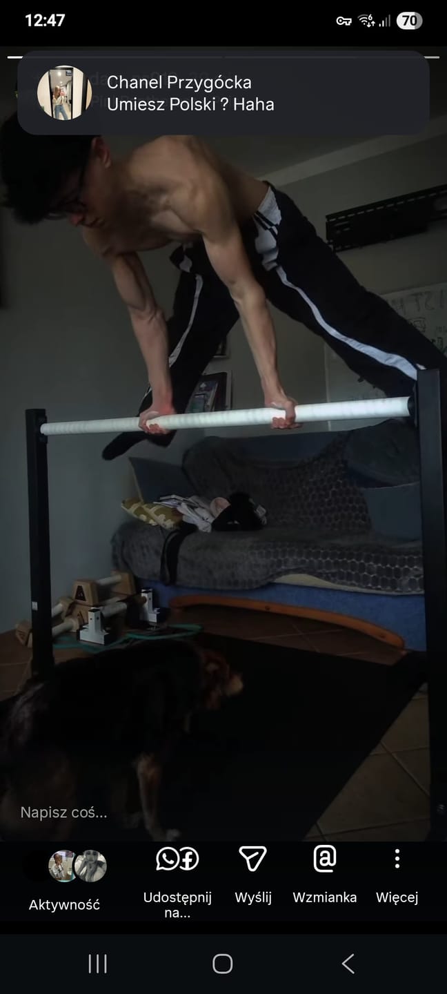 Customer photo review of Wide Static Bar