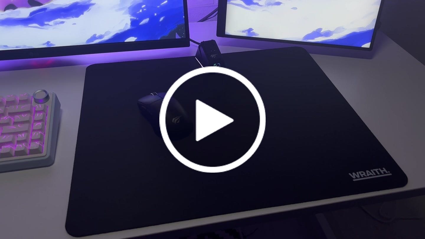 Customer video review of Wraith Blade X Semi-Hard Mousepad