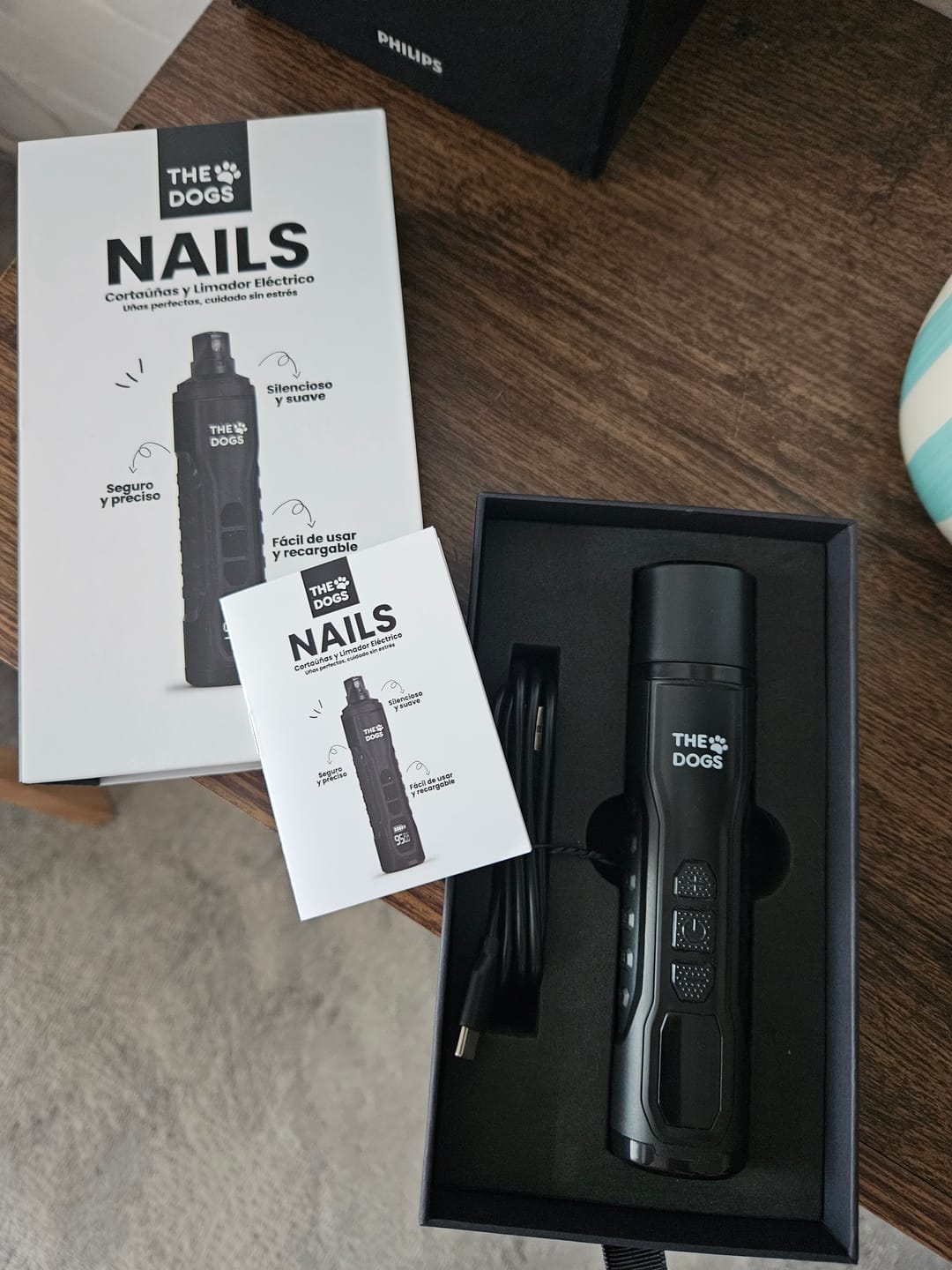Customer photo review of Limador THE DOGS NAILS — Uñas cortas sin miedo, en casa