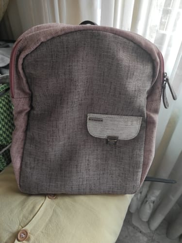 Customer photo review of Mochila Urban "Contrast" · Pieza Exclusiva núm. 18246