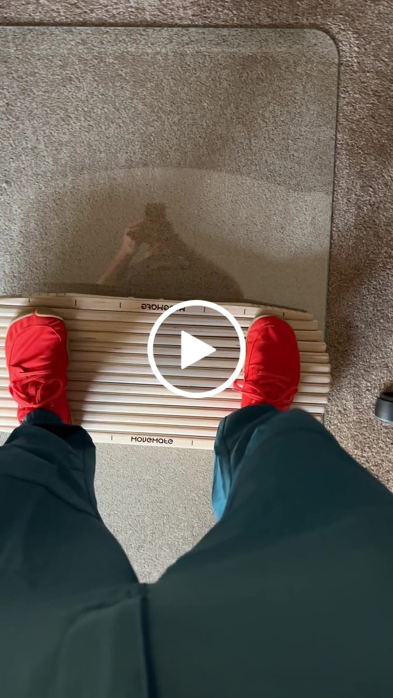 Customer video review of Movemate™ Active Standing Board