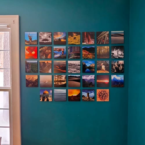 Customer photo review of 6x6 Mounted Prints