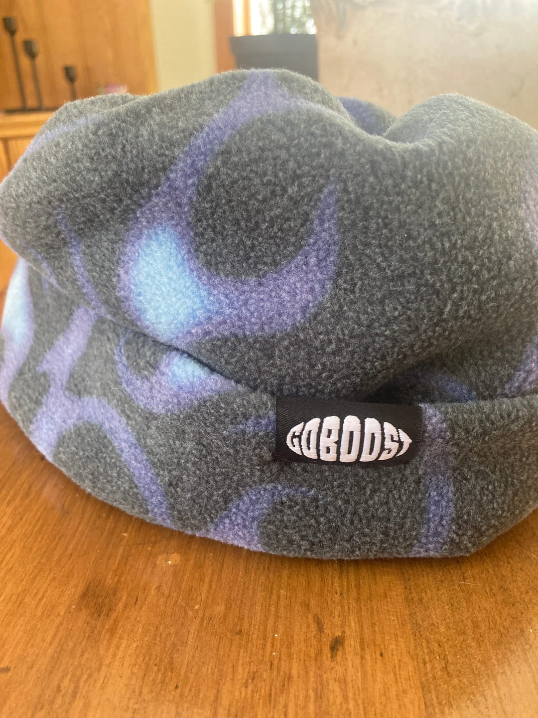 Customer photo review of Vintage Flame Beanie - Blue