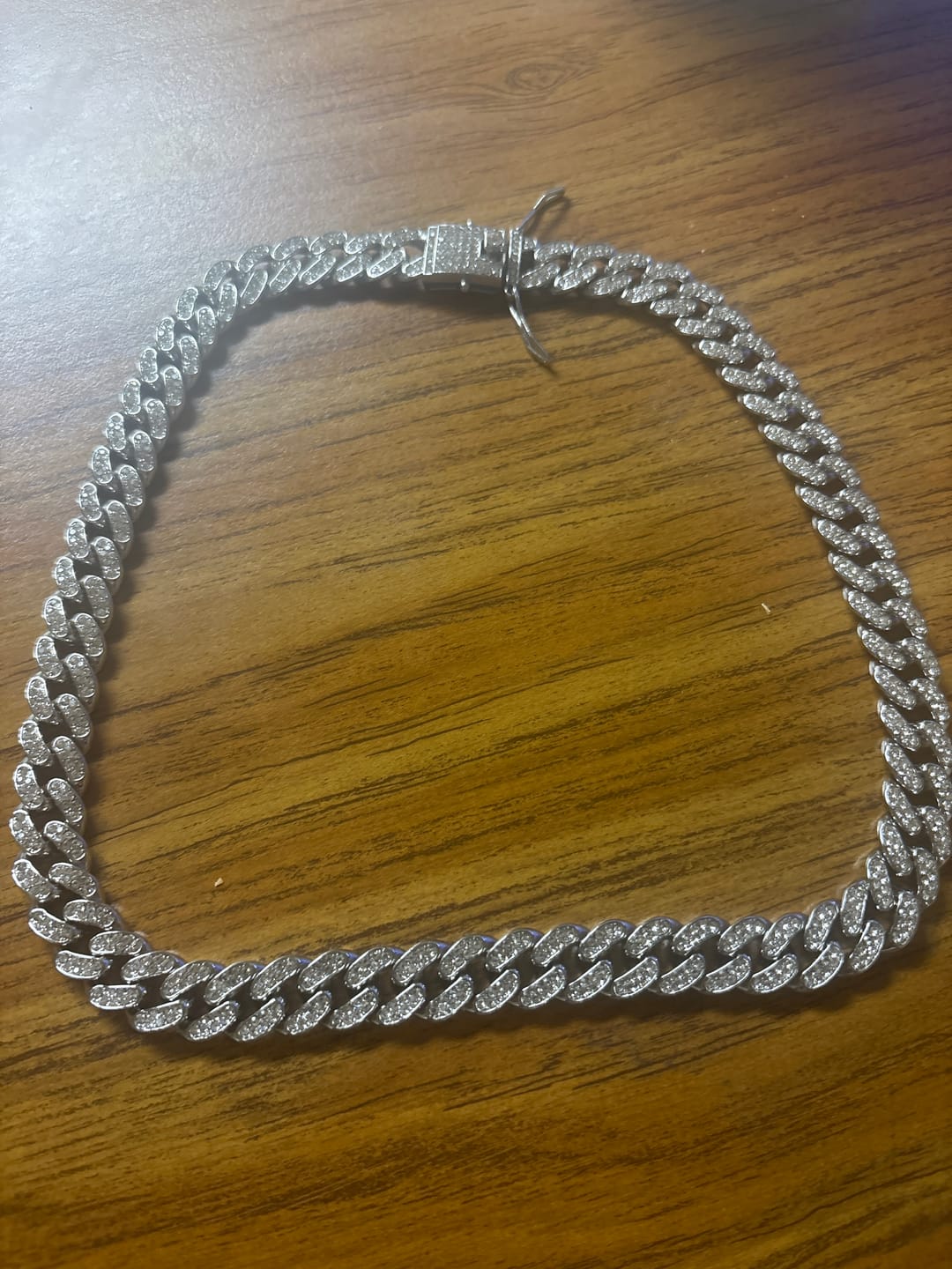 Customer photo review of 13mm Cuban Chain - White Gold