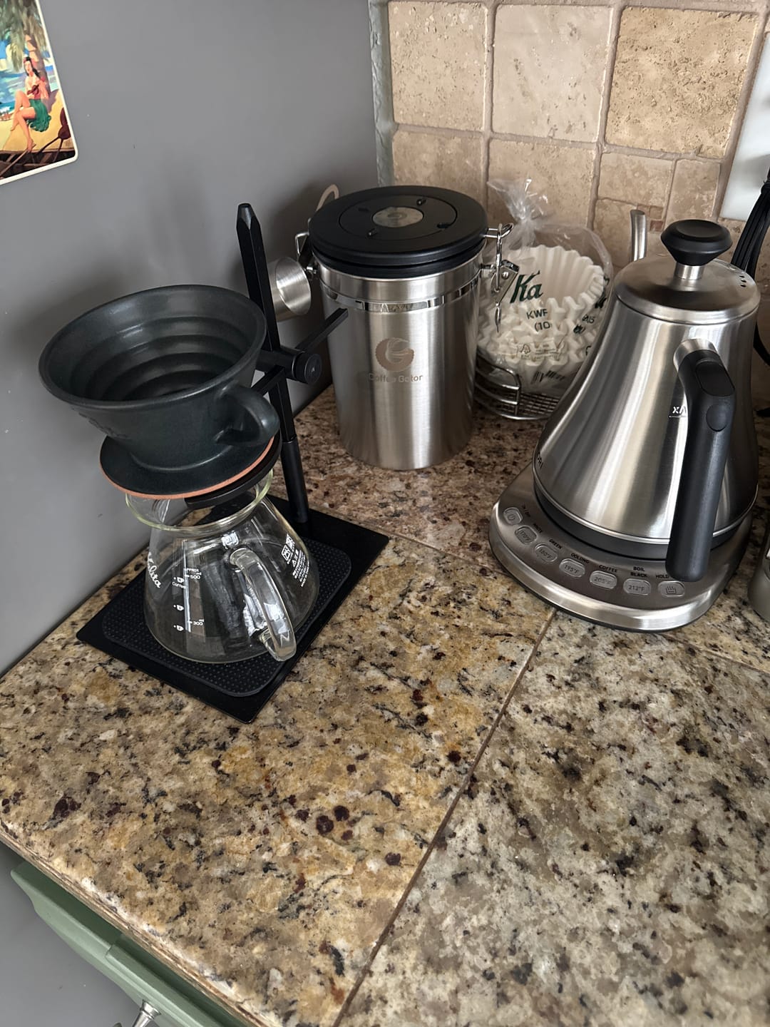 Customer photo review of Kalita MINO Ceramic Dripper 185 - Sand Black
