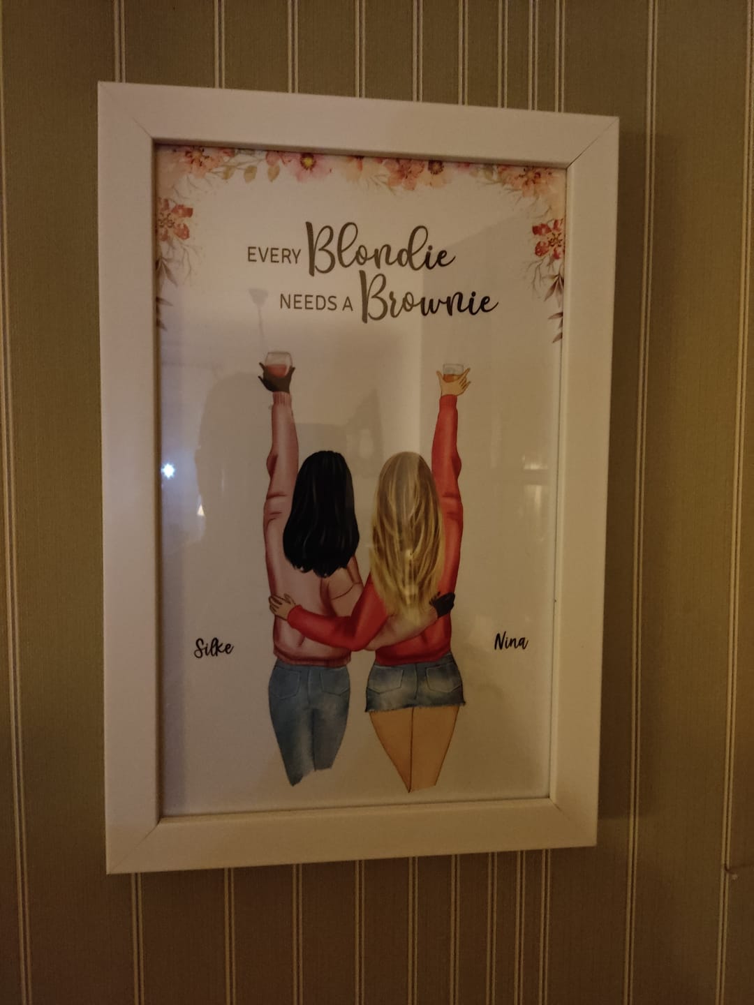 Customer photo review of Best Friends Forever - Personalisiertes Poster