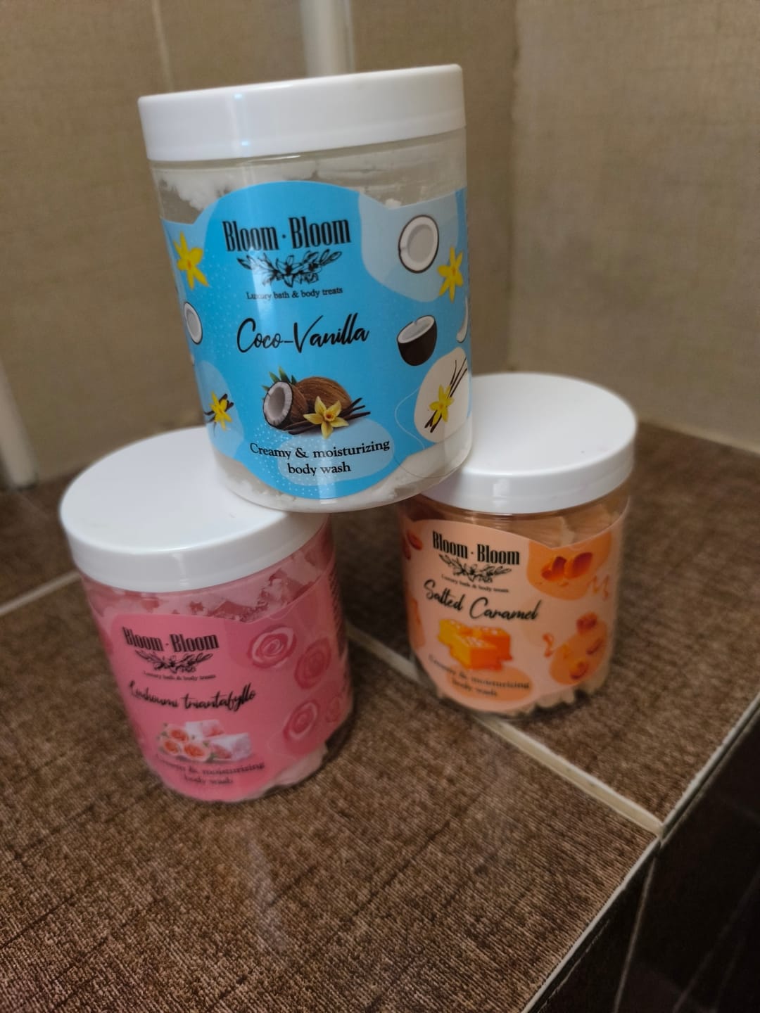 Customer photo review of Σαπουνοπαγωτό Salted Caramel