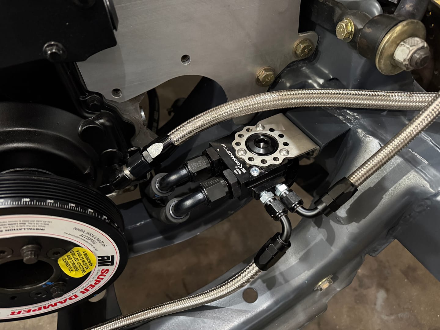 Customer photo review of Fluidworks Remote Oil Filter - Front Load Style