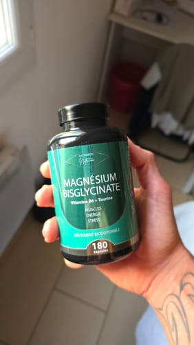 Customer photo review of MAGNÉSIUM BISGLYCINATE - Vitamine B6 + Taurine