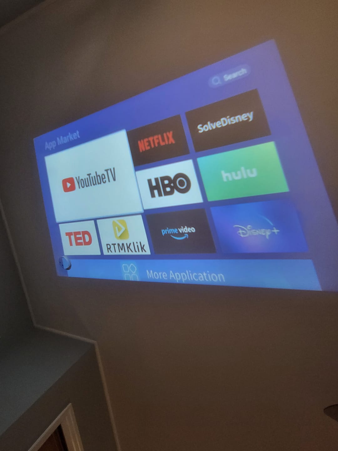 Customer photo review of CineMaster Pro® - 4K Smart Projector