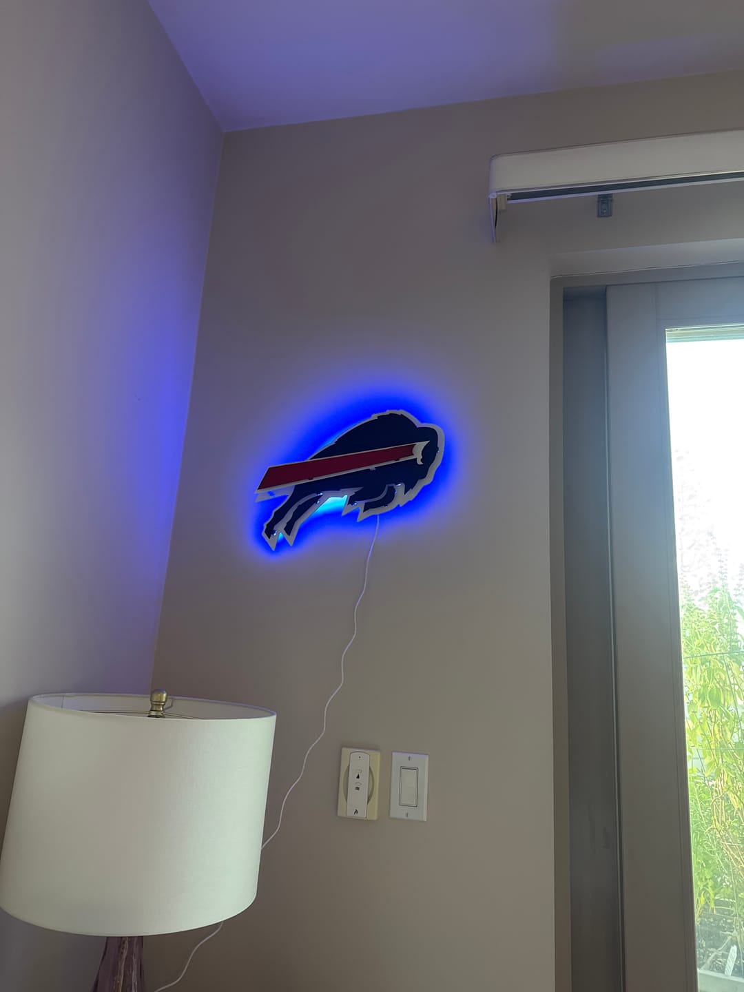 Customer photo review of Buffalo Bills 3D Vintage Metal Wall Art