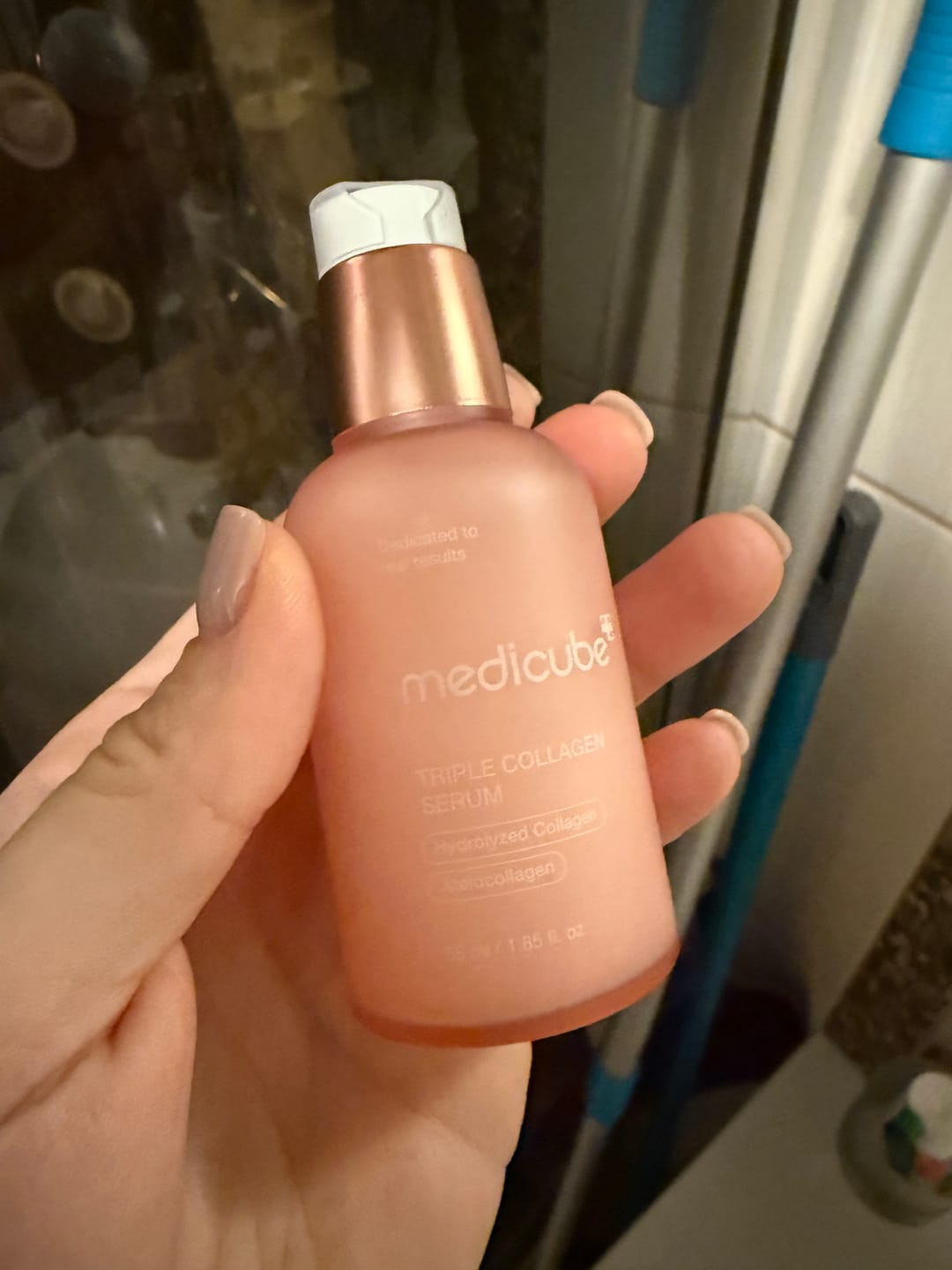 Customer photo review of Attīrošās putas sejas ādai Medicube Red Foam Cleanser
