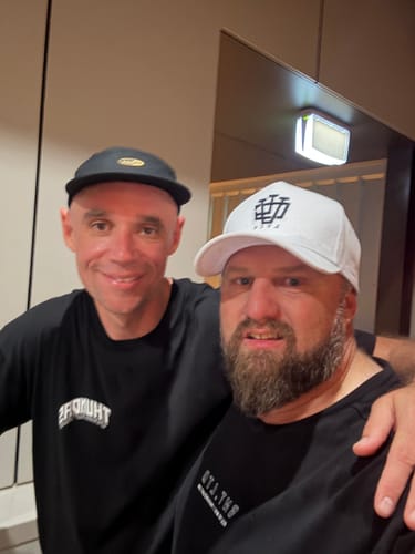 Customer photo review of LVCO "White" A-Frame Snapback