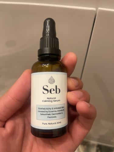 Customer photo review of Seb Natural Calming Serum