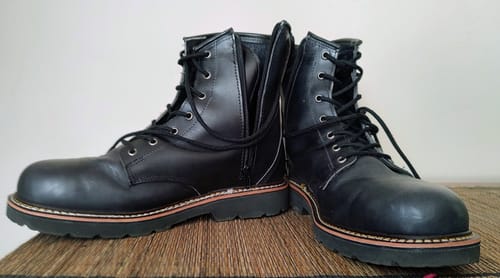 Customer photo review of Dover Unlined Black