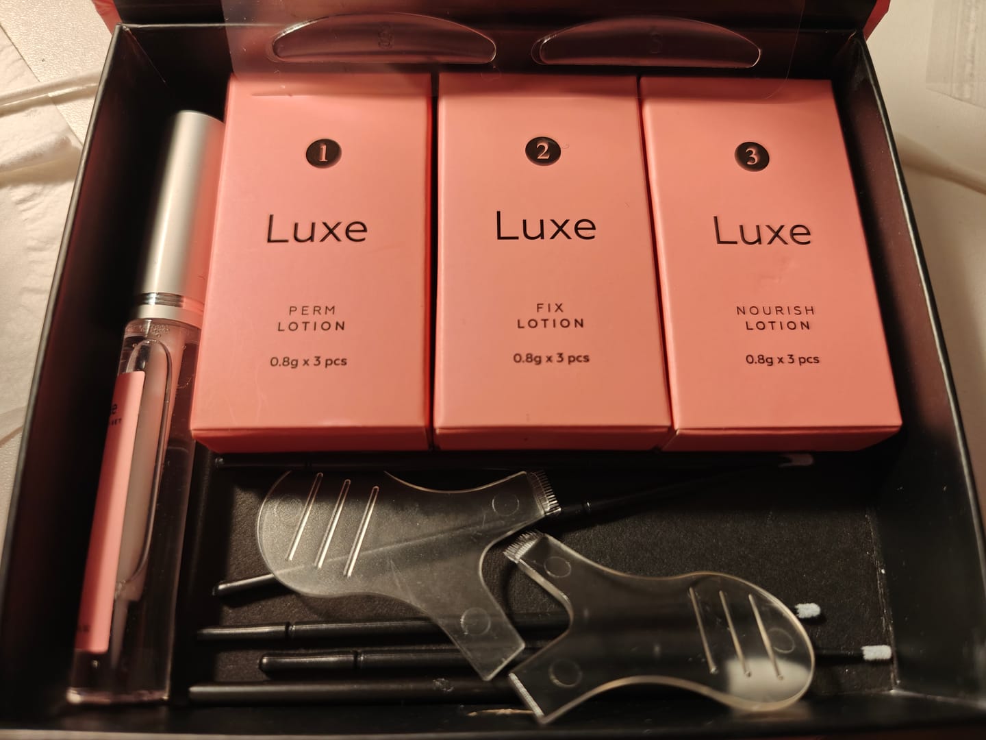 Customer photo review of Luxe Wimpernlifting Set (Kaufe 1 und erhalte 1 gratis dazu)