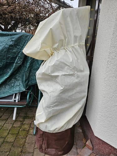 Customer photo review of Winterschutz für Kübelpflanzen XXL H 180 x B 120 cm Ø 76 cm