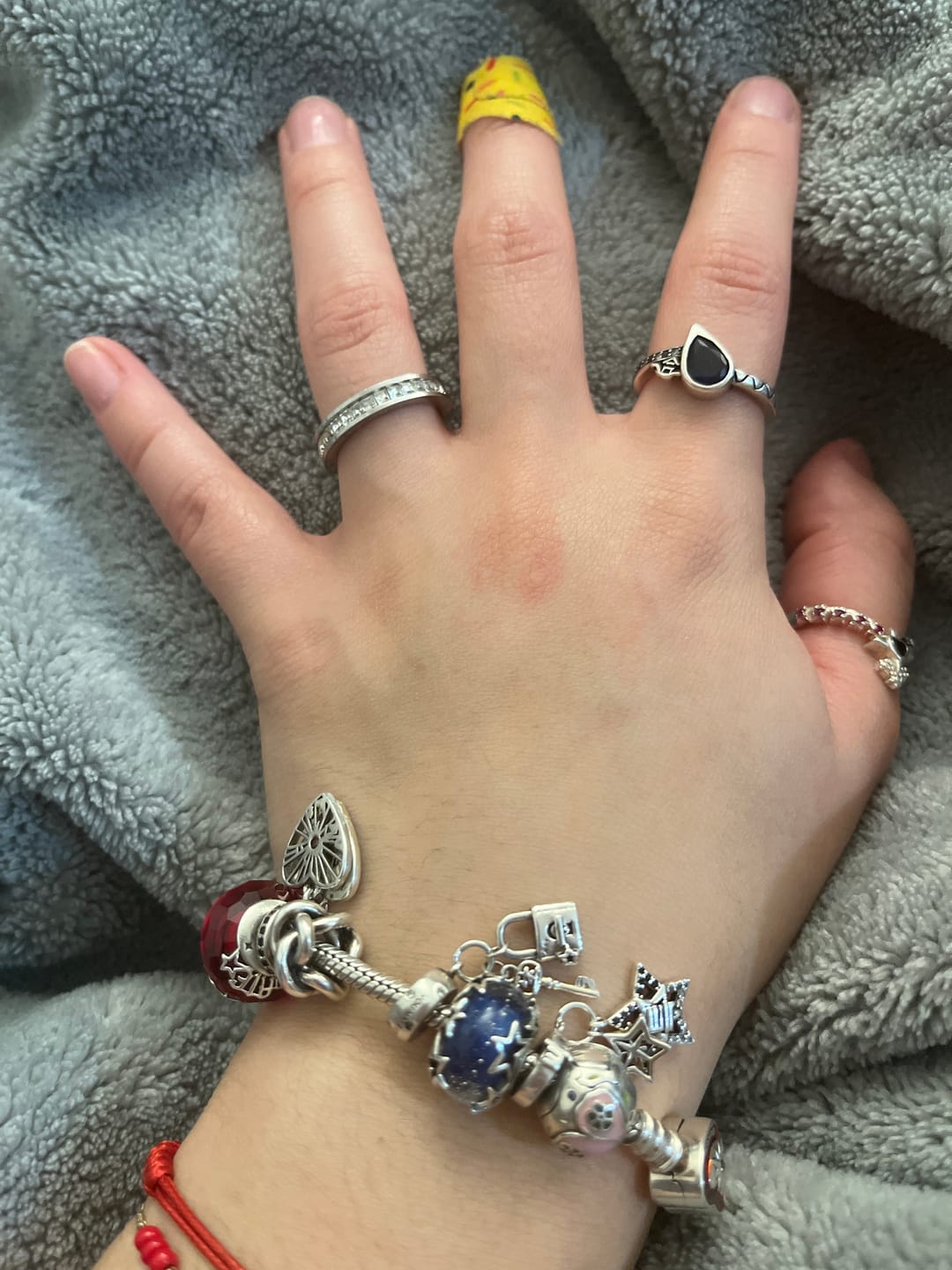 Customer photo review of Stray Kids matching ring collection