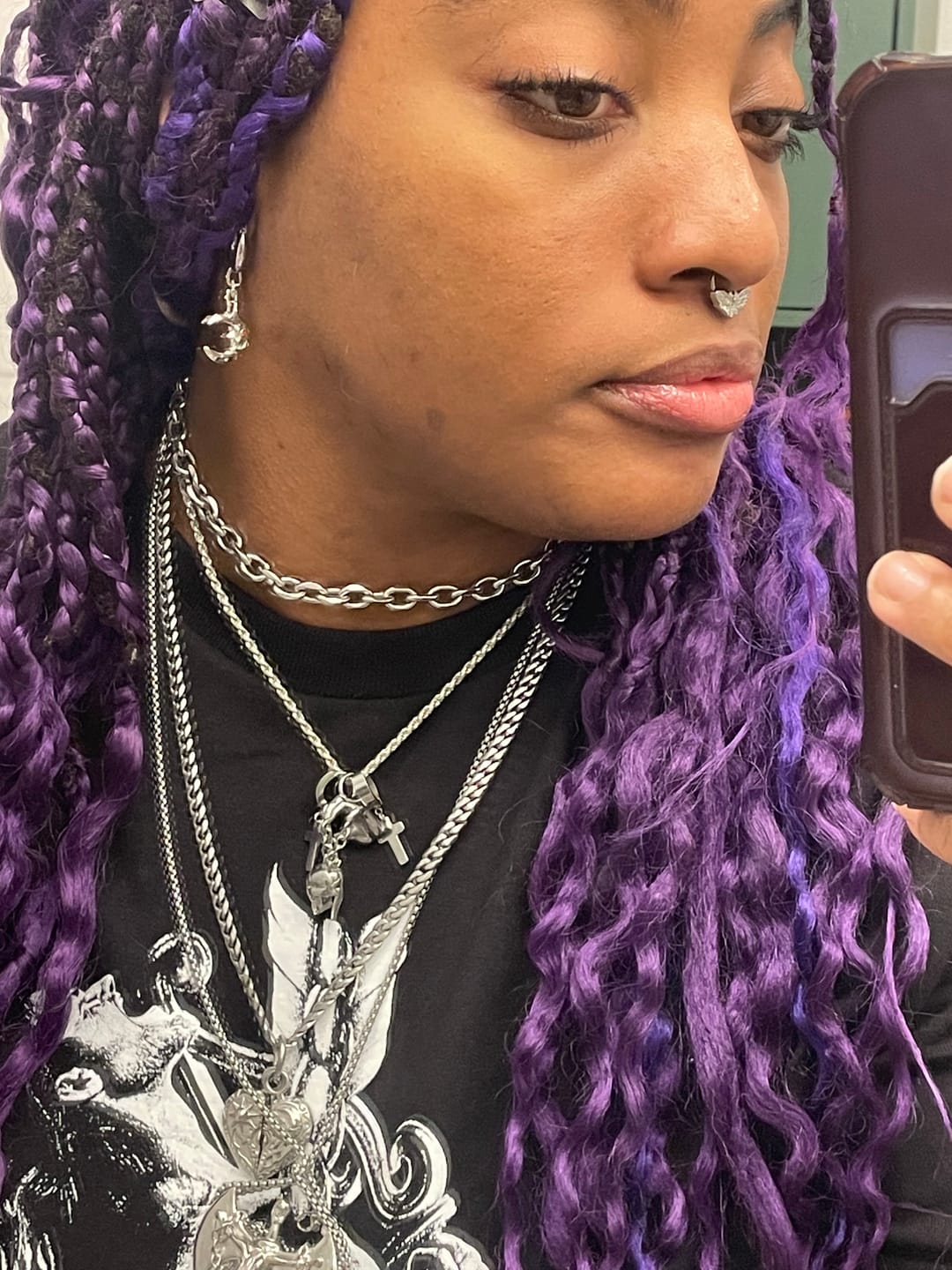 Customer photo review of LUNA DANGLE EARRING