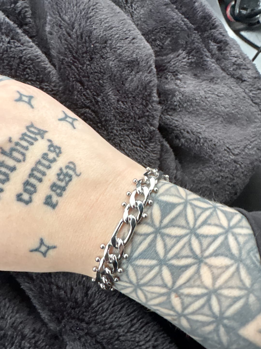 Customer photo review of Skeleton Bracelet