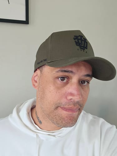 Customer photo review of ULTRA FIT Khaki Blaze A-Frame Snapback