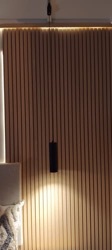 Customer photo review of Lampara a Riel Monofasico Negro porta GU10 EPIC